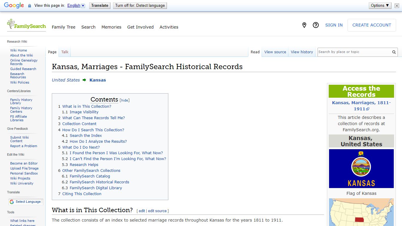 Kansas, Marriages - FamilySearch Historical Records